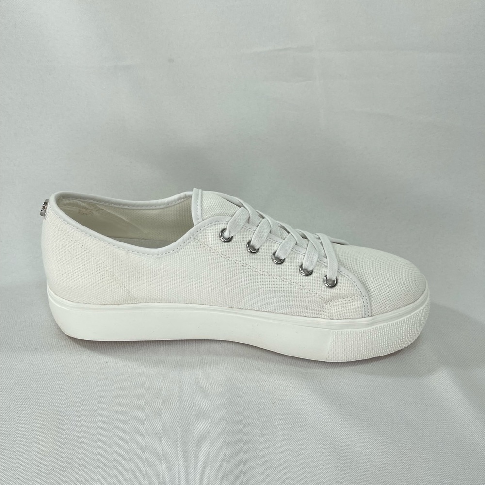 Steve Madden Womens Elore Canvas Fashion Sneakers. Color White. Size 11 BNWB